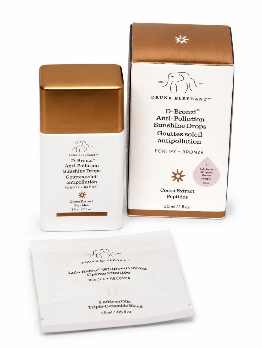 Drunk Elephant D-Bronzi Anti-Pollution Sunshine Drops 30ml New